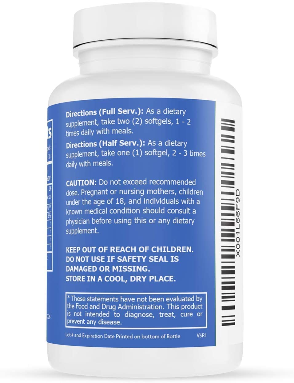 Whole Nature Omega-3 Fish Oil Capsules 180 Count