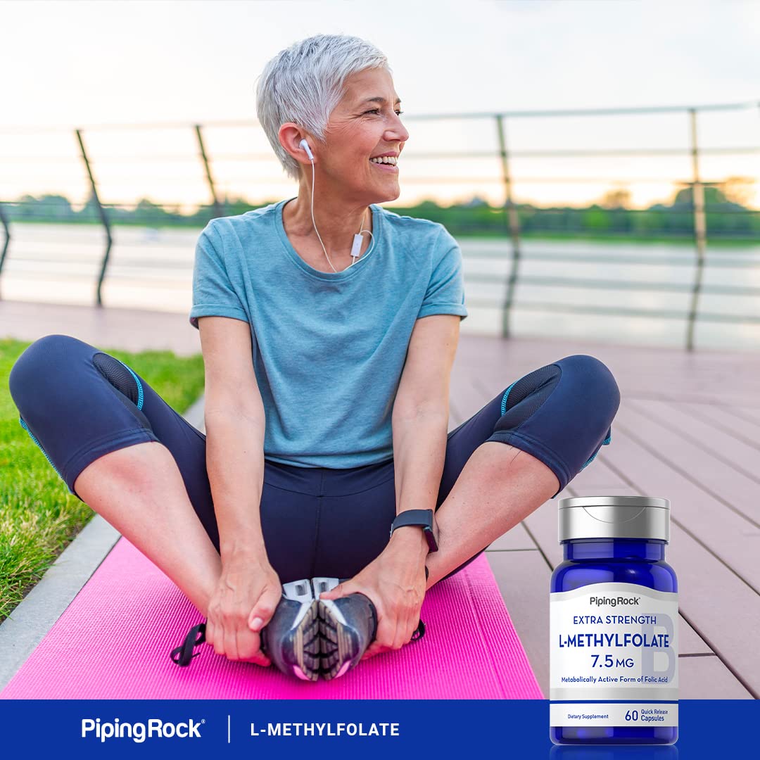 Piping Rock L-Methylfolate 7.5 mg 60 Capsules