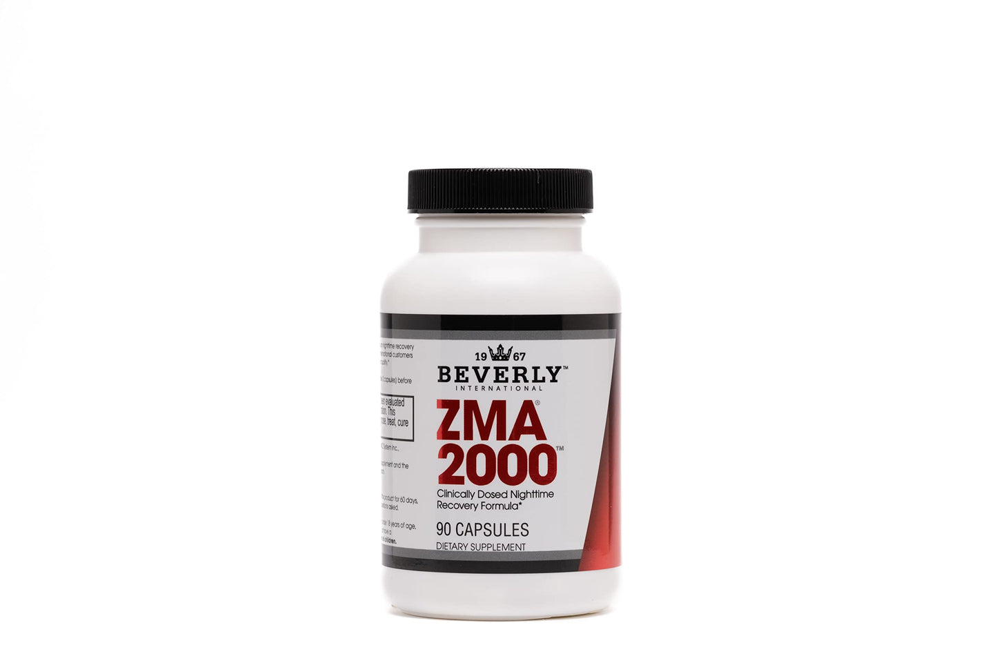 Beverly International ZMA 2000 Zinc Magnesium Aspartate Capsules, 90 Count