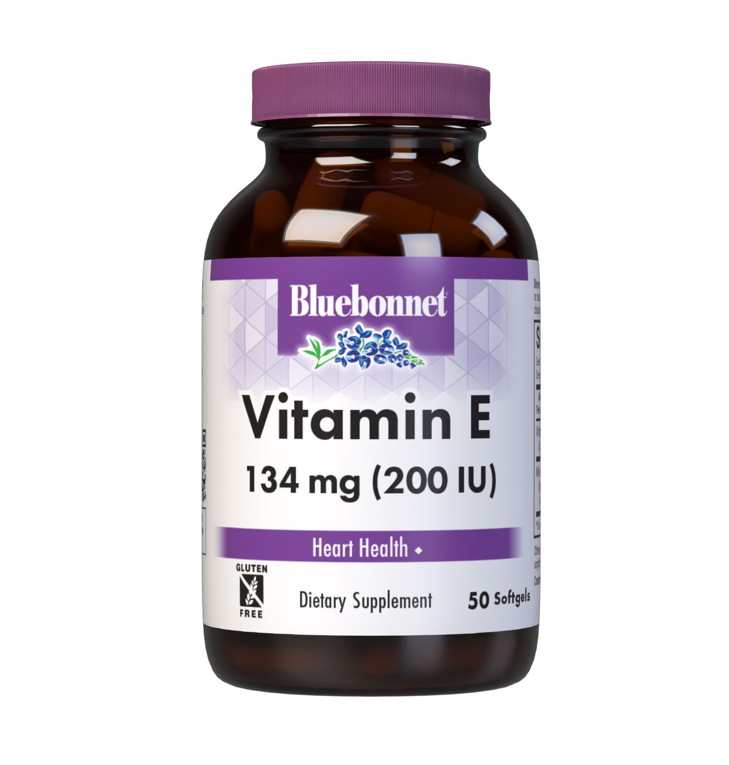 BlueBonnet Vitamin E 200 IU Softgels, 50 Count