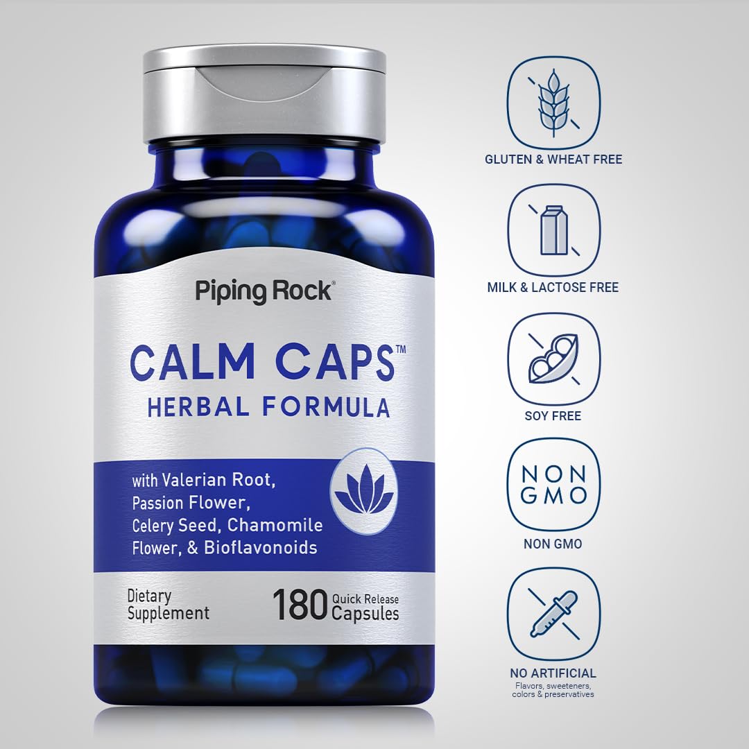 Piping Rock Calm Capsules 180 Count