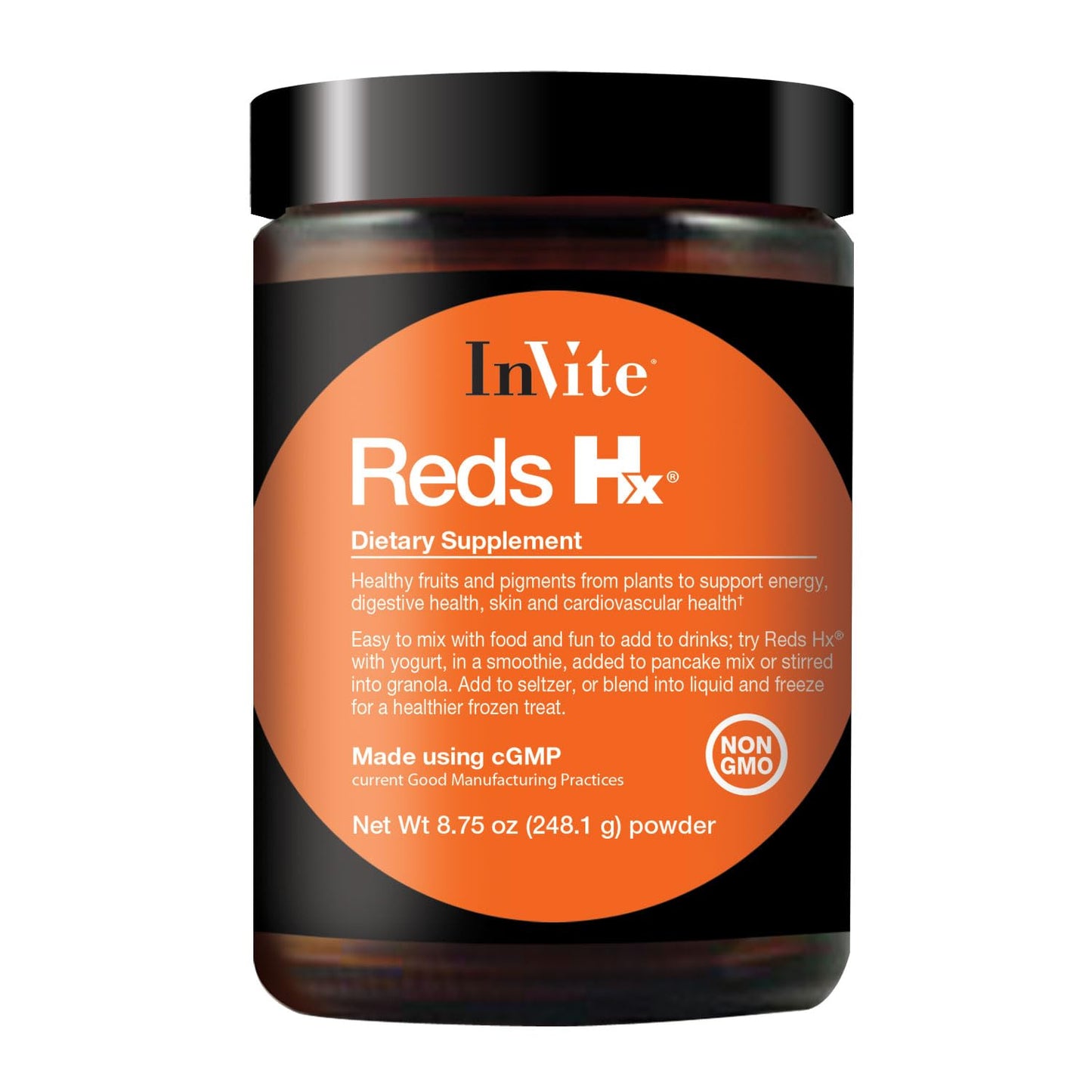 Invite Health Reds Hx Fruit and Vegetable Supplement, Superfood Powder 8.75 Ounce