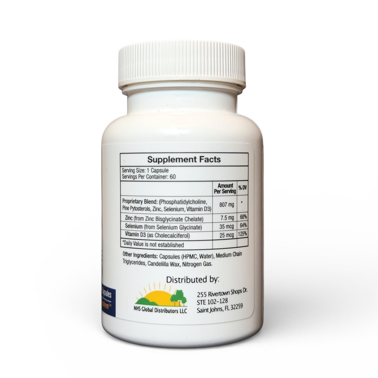 NHS Global LipoProstate Miracle Liposomal Beta Sitosterol Prostate Supplement for Men, 60 Capsules