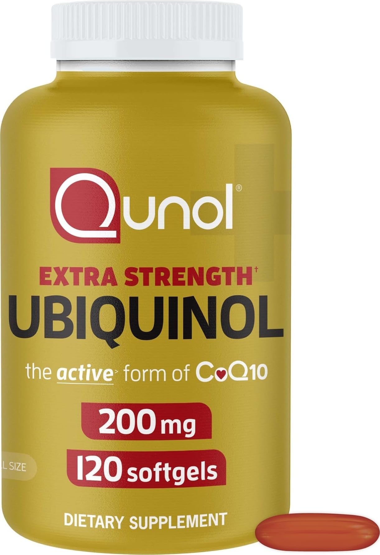 Qunol Ubiquinol 200mg Softgel, 120 Softgels