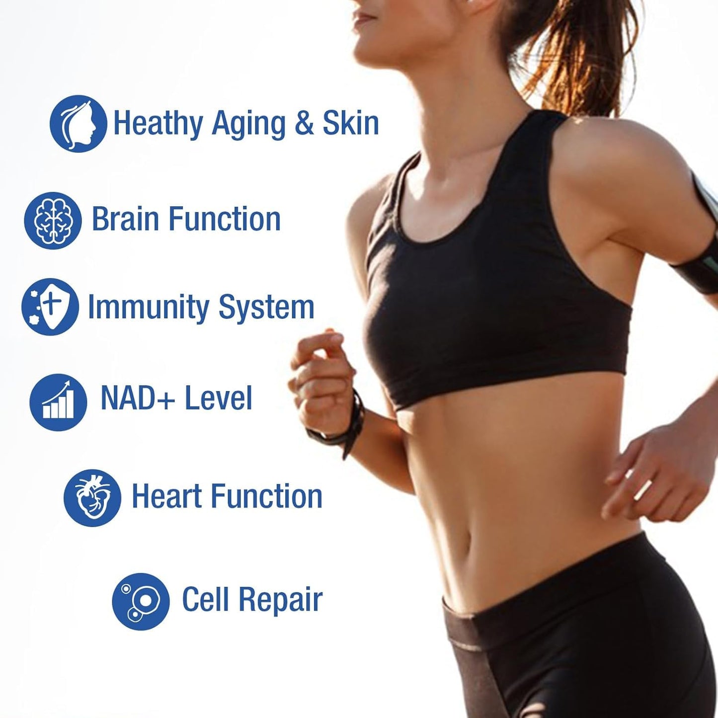 DUCRKACS NAD Nicotinamide Riboside Resveratrol Capsule 160 Count