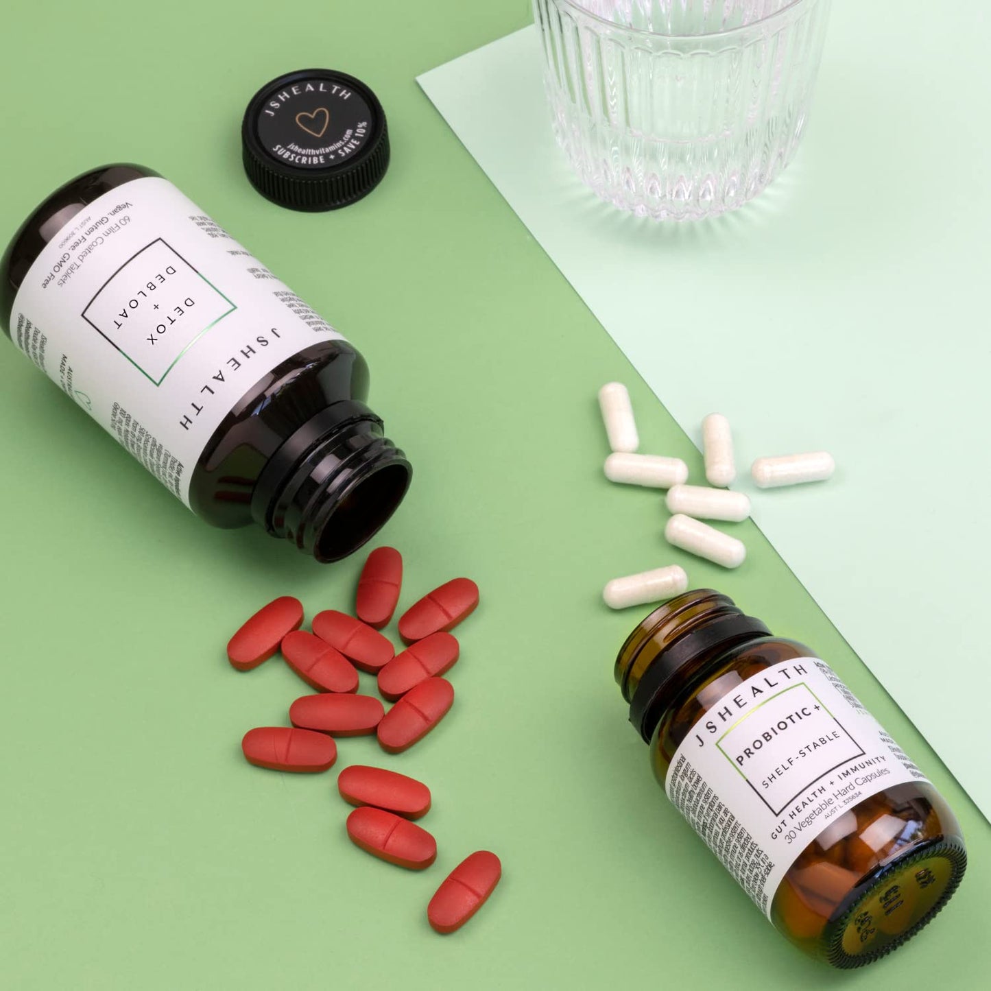 JSHealth Detox + Debloat Bloating Relief for Women 60 Tablets