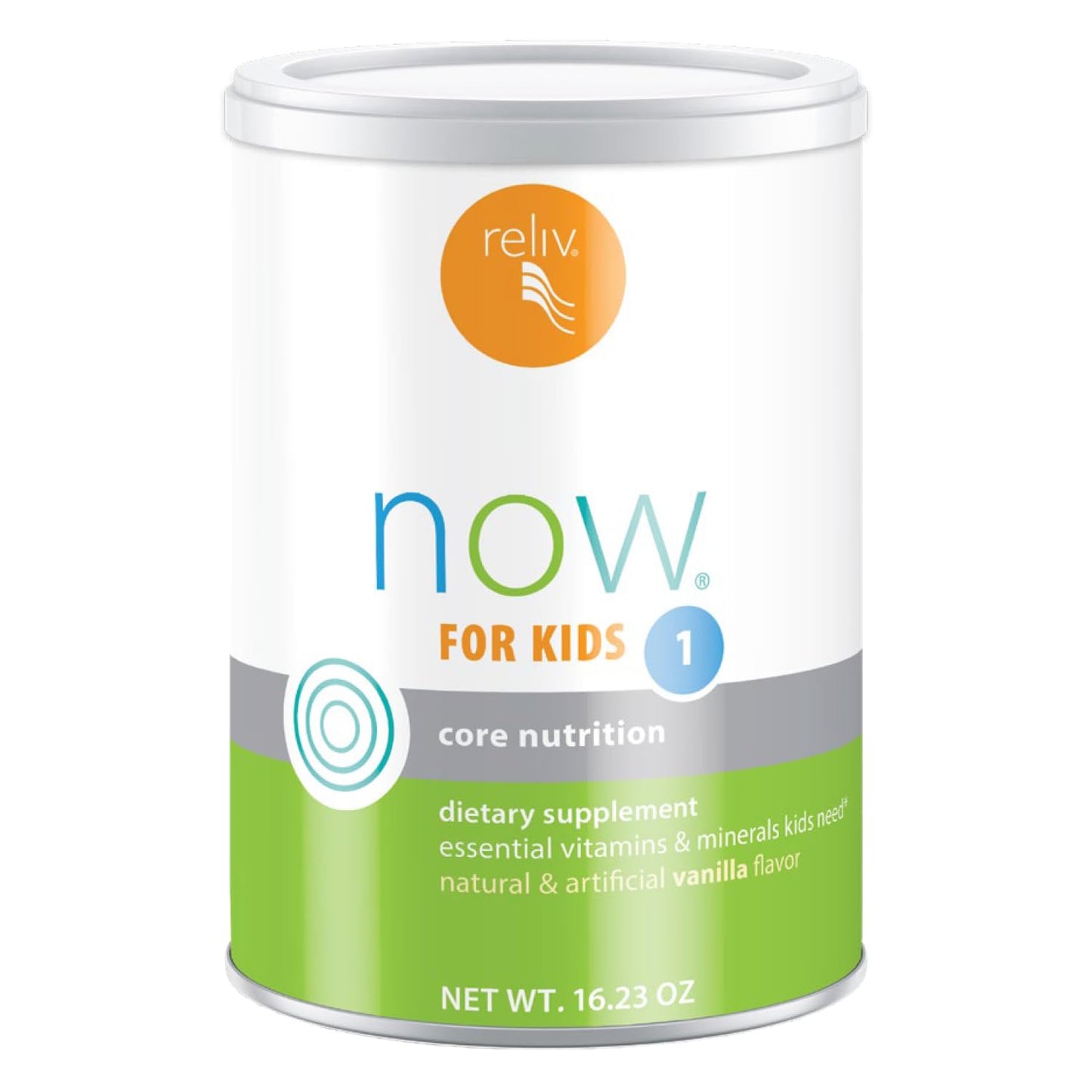 RELIV Now for Kids 1 Vanilla Powder, 16.23