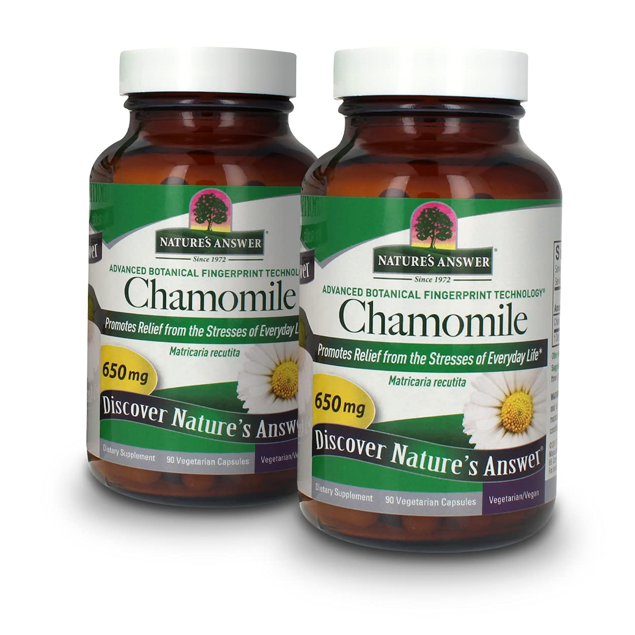 Nature's Answer Chamomile Flower 90 Capsules
