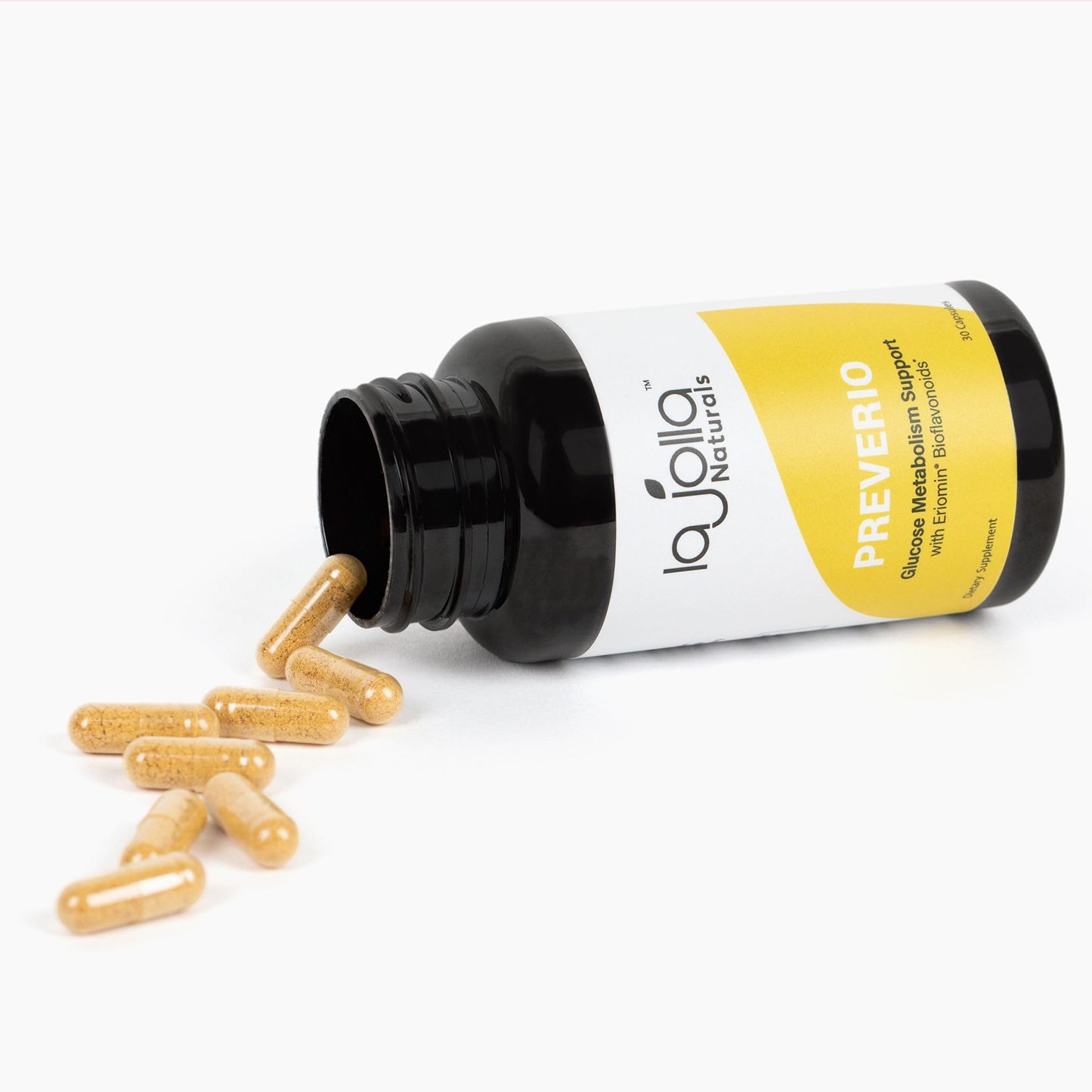 La Jolla Naturals Preverio Premium Eriomin Lemon Flavonoids and Citrus Bioflavonoids Supplement Capsules, 1 Bottle