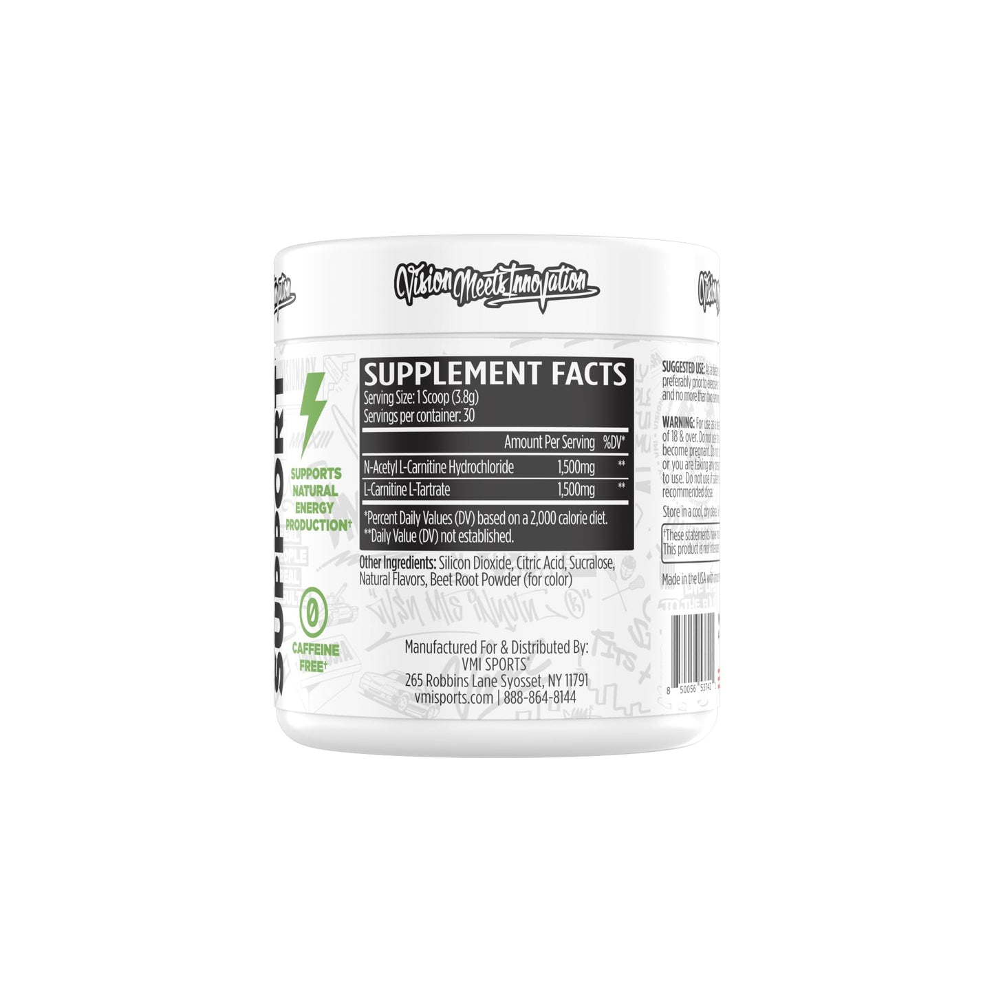VMI Sports L-Carnitine 3000 Powder, 4.02 Ounce