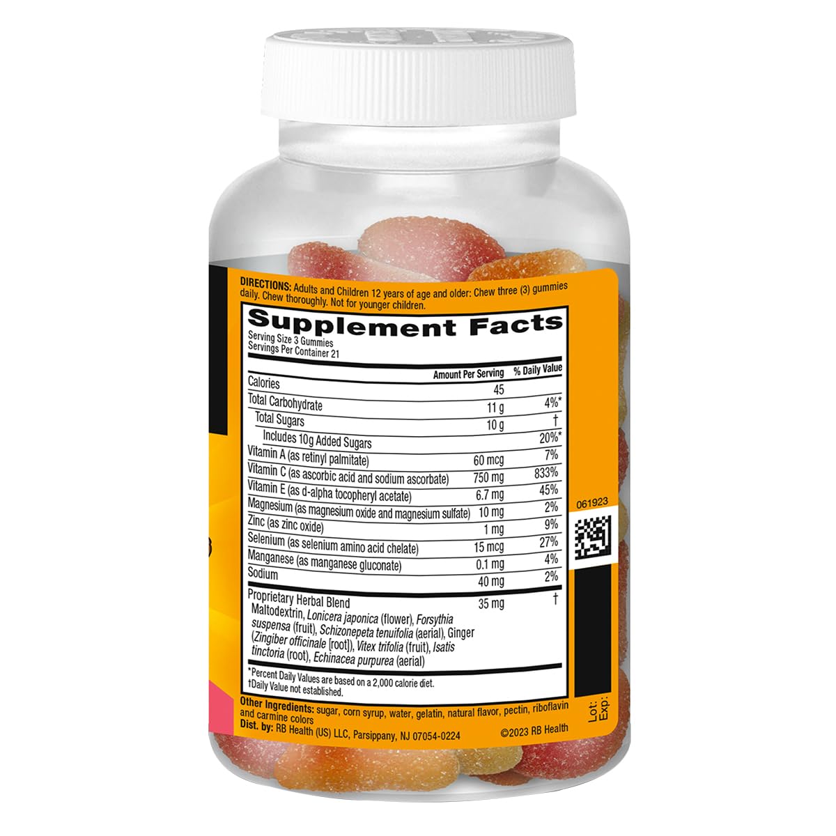 Airborne Vitamin C Gummies 750mg - 126 Gummies