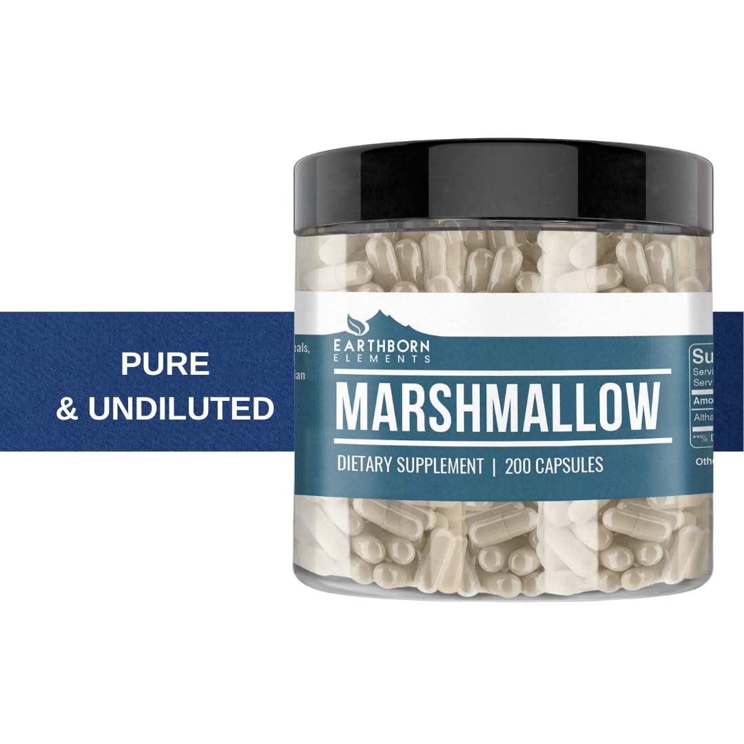 Earthborn Elements Marshmallow Root Capsules 200