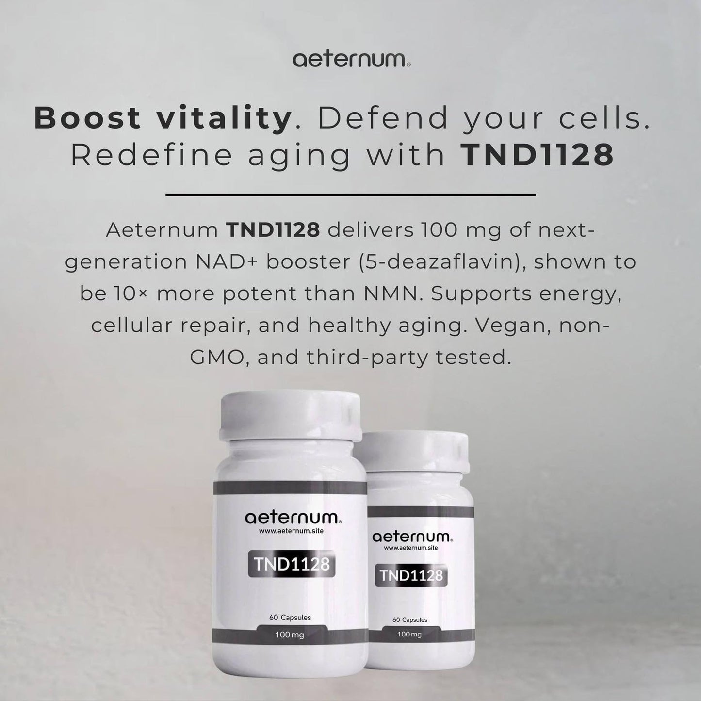 aeternum TND1128 100mg Capsules 60 Capsules
