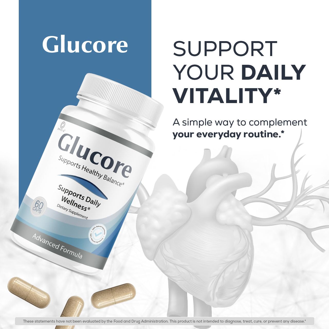 OVICIA Glucore Capsules 180 Capsules
