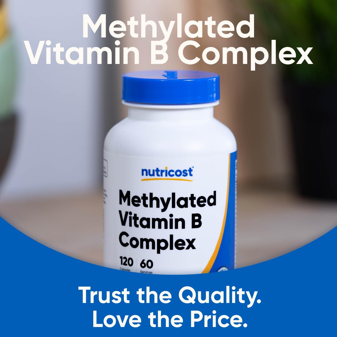 Nutricost Methylated Vitamin B Complex Capsules 120 Count