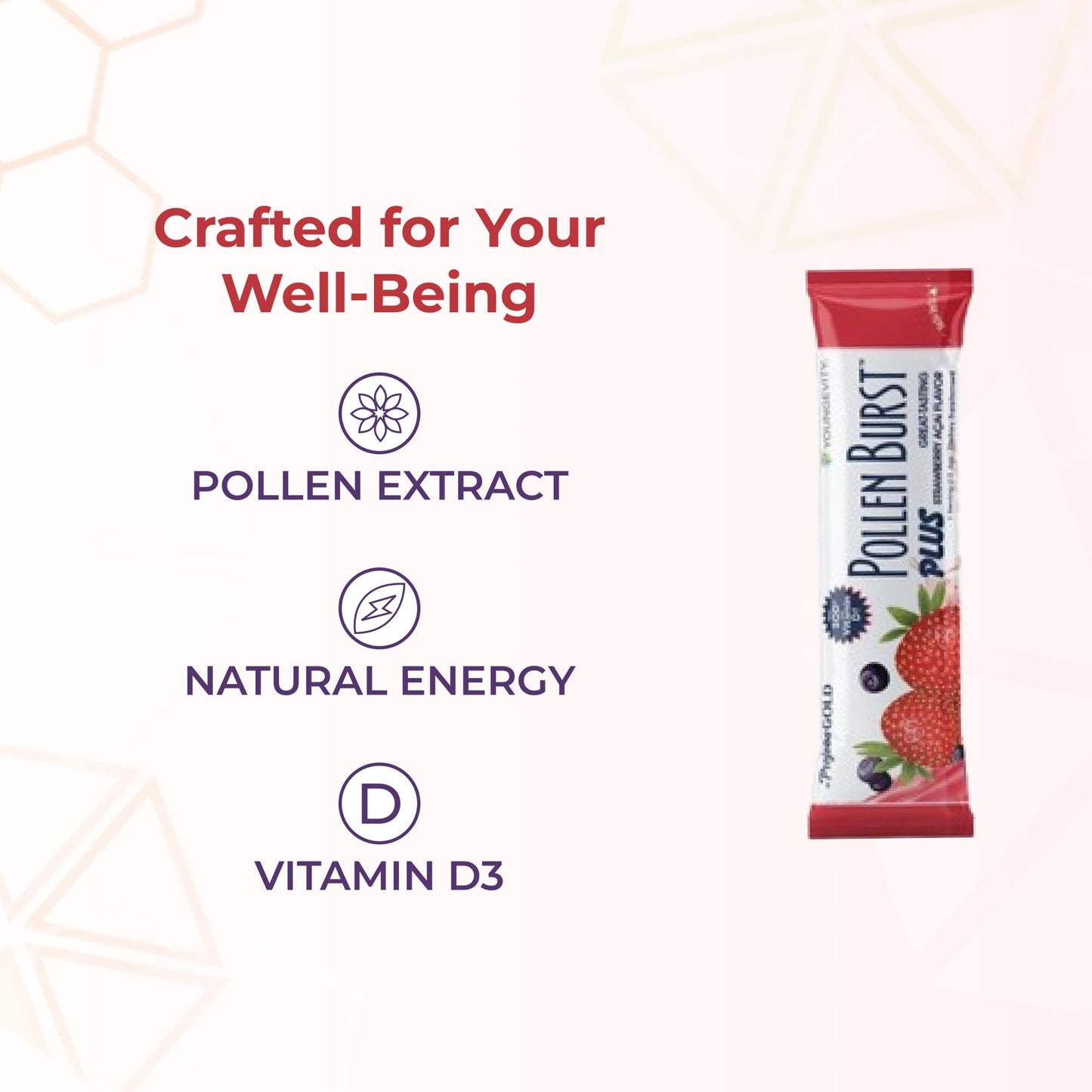 Youngevity Pollen Burst Energy Drink Powder 30 Count
