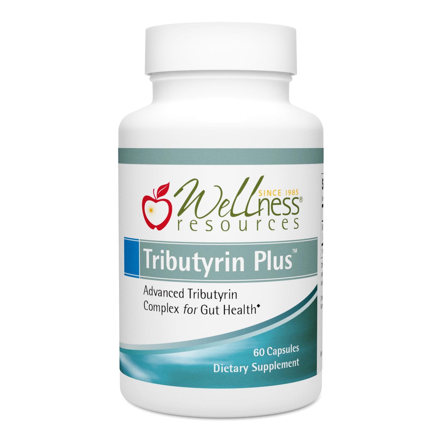 Wellness Resources Tributyrin Plus Postbiotic Supplement for Gut Health with High Absorption ButyraGen Tributyrin Complex, 60 Veggie Capsules