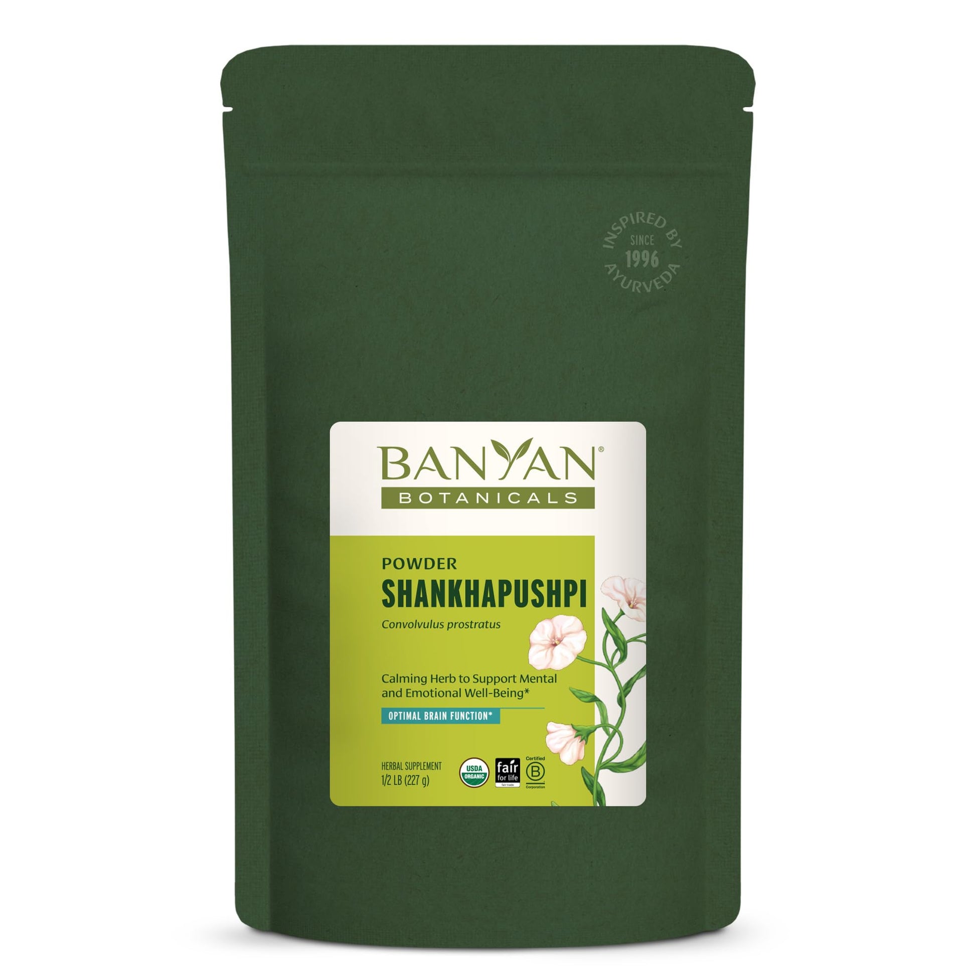 Banyan Botanicals Shankhapushpi Powder Organic 8 oz