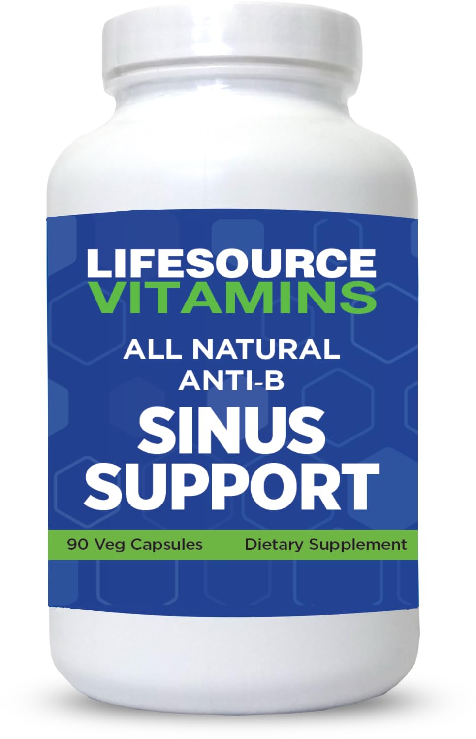 LifeSource Vitamins All Natural Anti-B Sinus Support Capsules, 90 Capsules