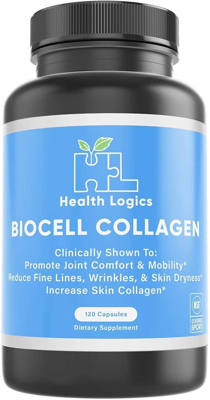 Health Logics Collagen BioCell Supplement Capsules 120