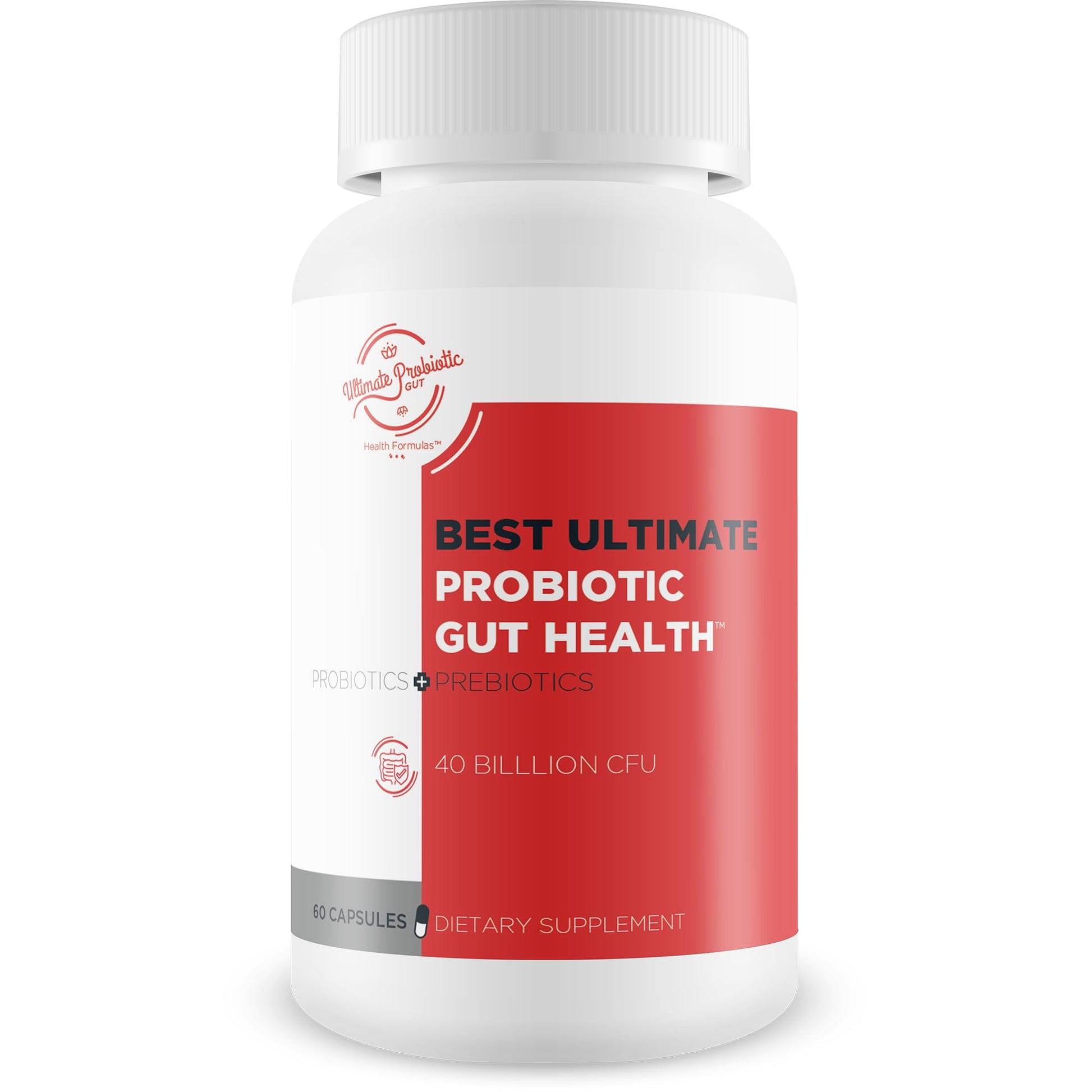 Ultimate 11-Strain Probiotic & Prebiotic Formula for Gut Health Capsule, 1 Capsule