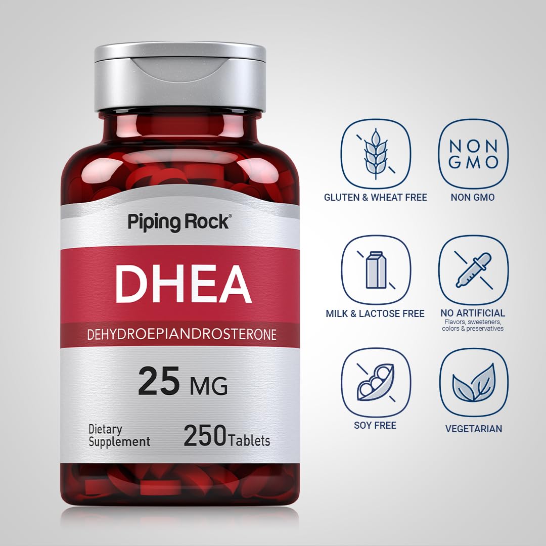 Piping Rock DHEA 25mg Tablet 250 Count