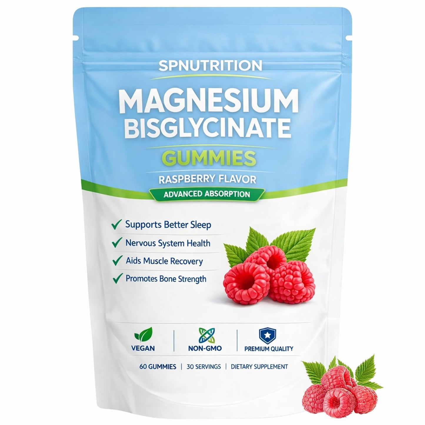 BELANO Spnutrition Magnesium Bisglycinate Gummies, 60 Gummies
