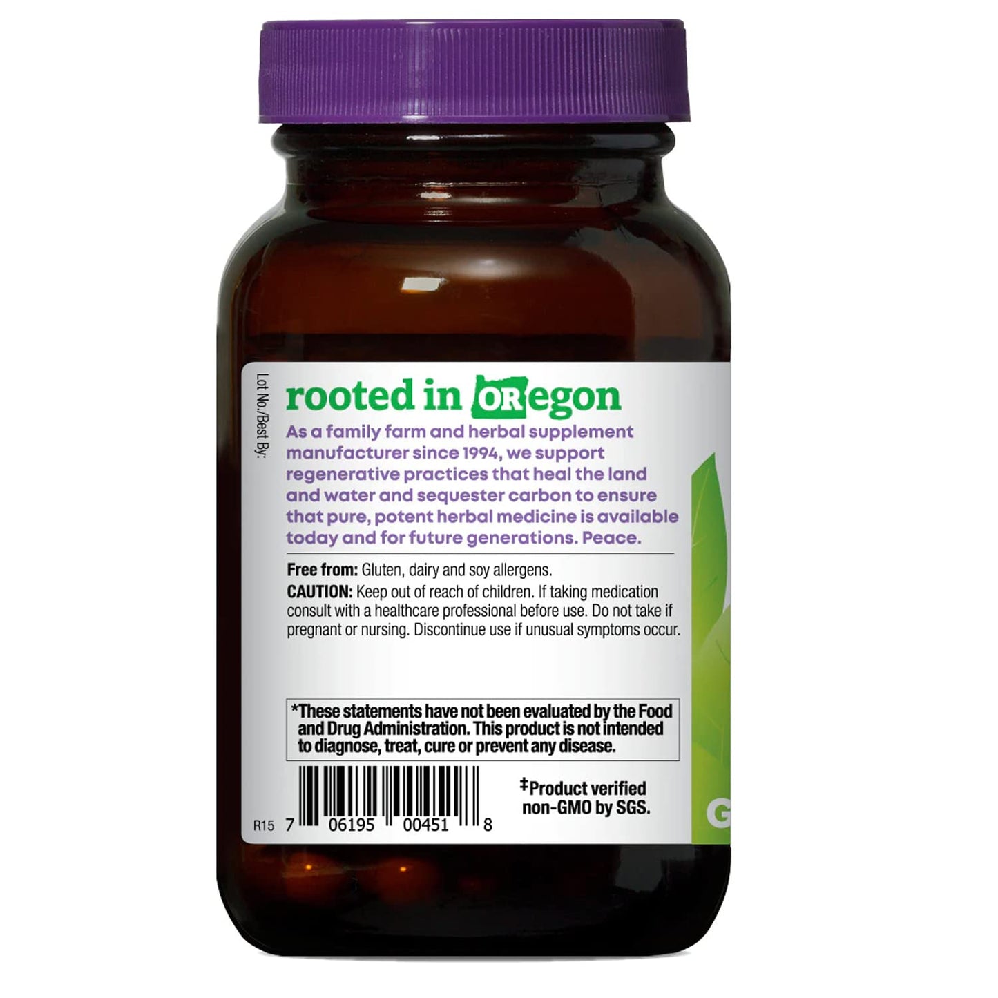 Oregon's Wild Harvest Nettle Quercetin Capsules 60 Count