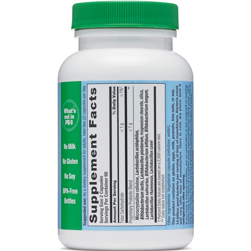 Nutrition Now Pb8 Acidophilus Veg Capsule 1 Count