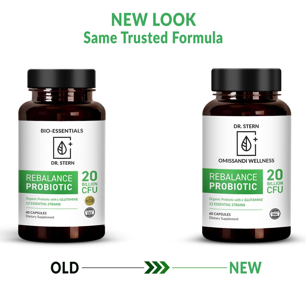 Royal-Organica Rebalance Probiotic Supplement 60 Capsules