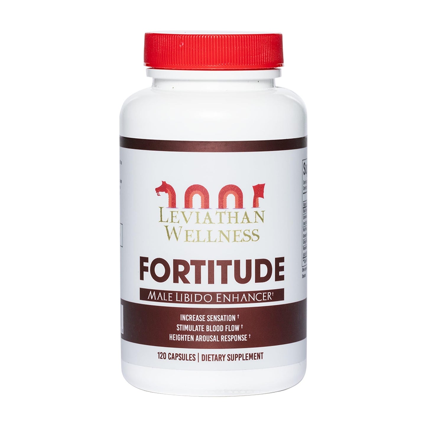Leviathan Wellness Fortitude Male Sex Enhancer Libido Booster Capsule 90 Capsules