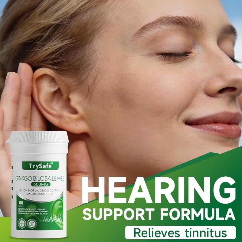 TrySafe Hearing Support Formula 1000mg Capsule, 60 Count