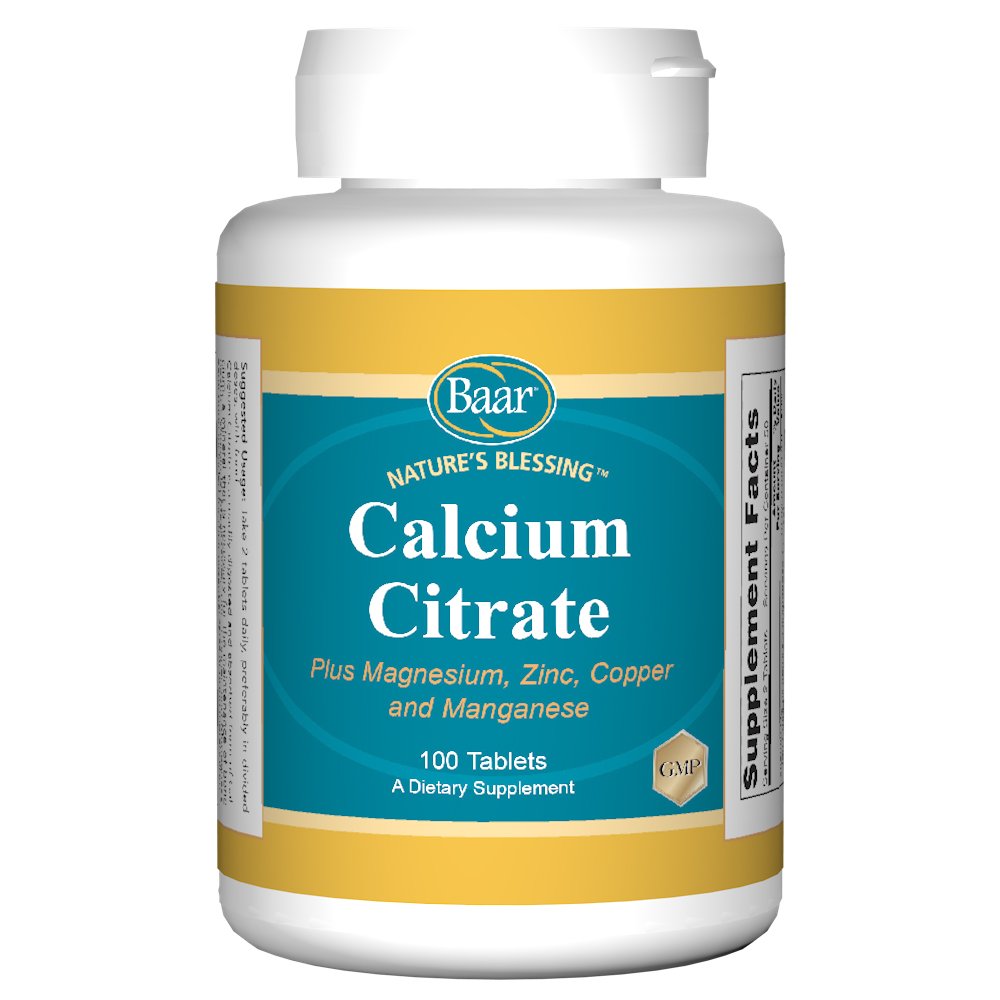 Baar Calcium Citrate Tablets 100