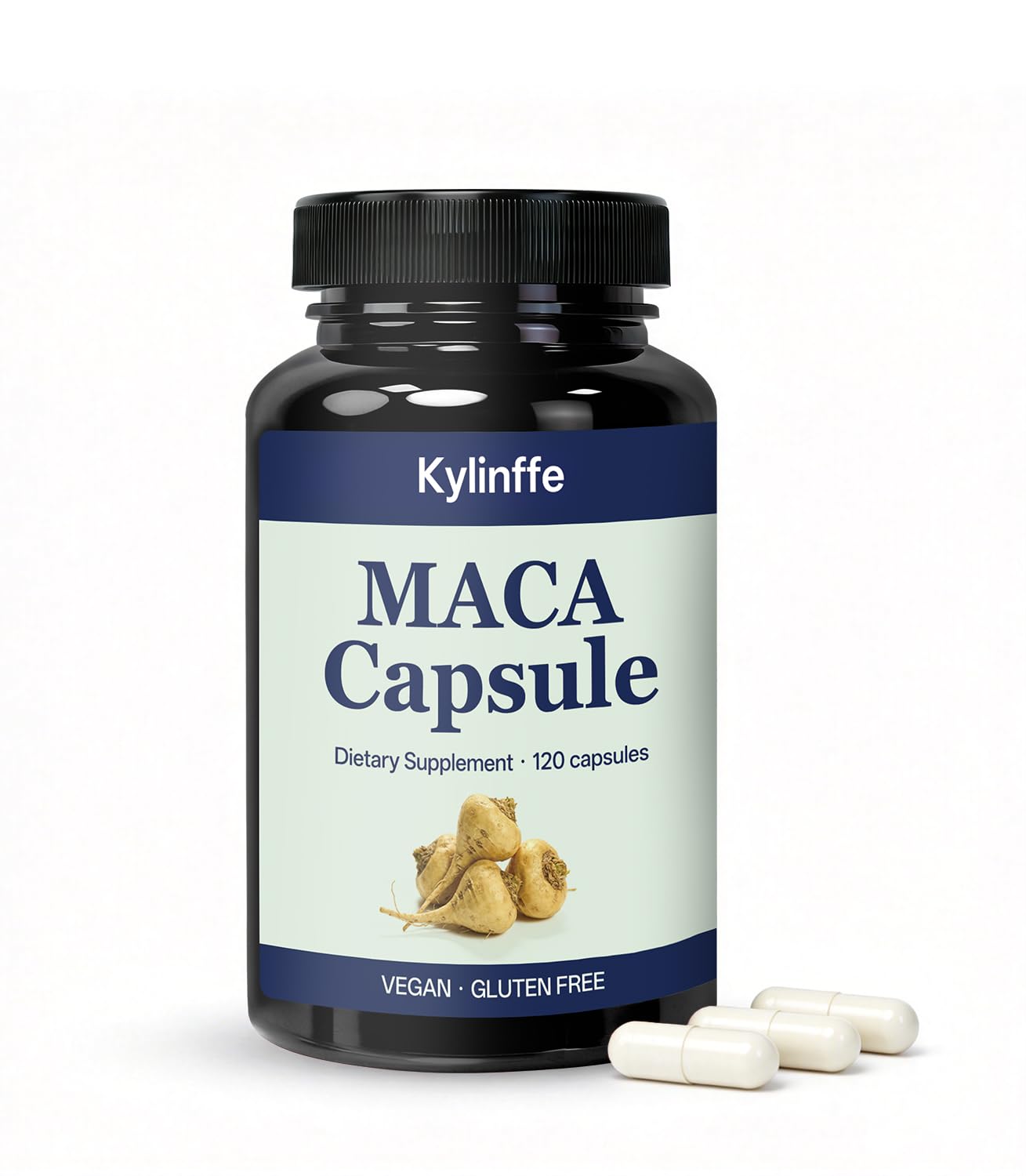 Oopeatol Maca Root 1500mg Black, Red & Yellow Maca Blend with Black Pepper Extract – Daily Energy & Vitality Support for Men & Women – Non-GMO, Vegan, Gluten-Free, 120 Capsules