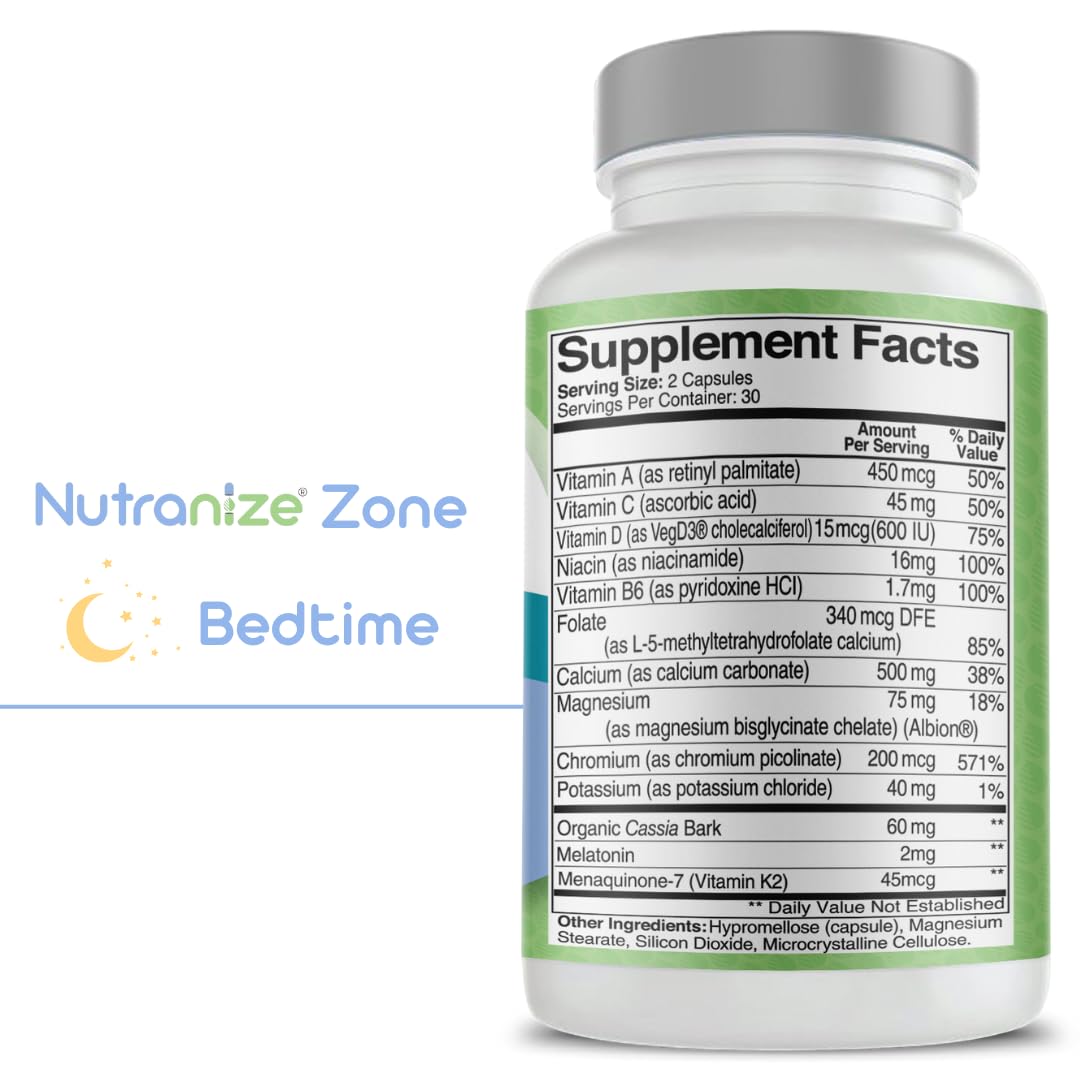 Nutranize Zone Calcium Supplement Capsules 120