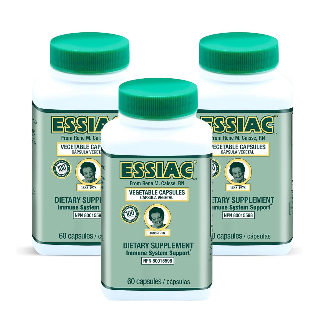 Essiac Tea All-Natural Herbal Extract 60 Capsules