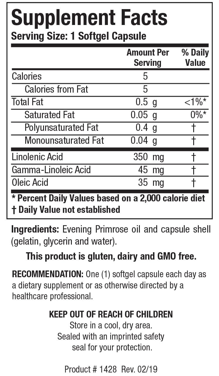 Biotics Research Evening Primrose Oil Softgels 100