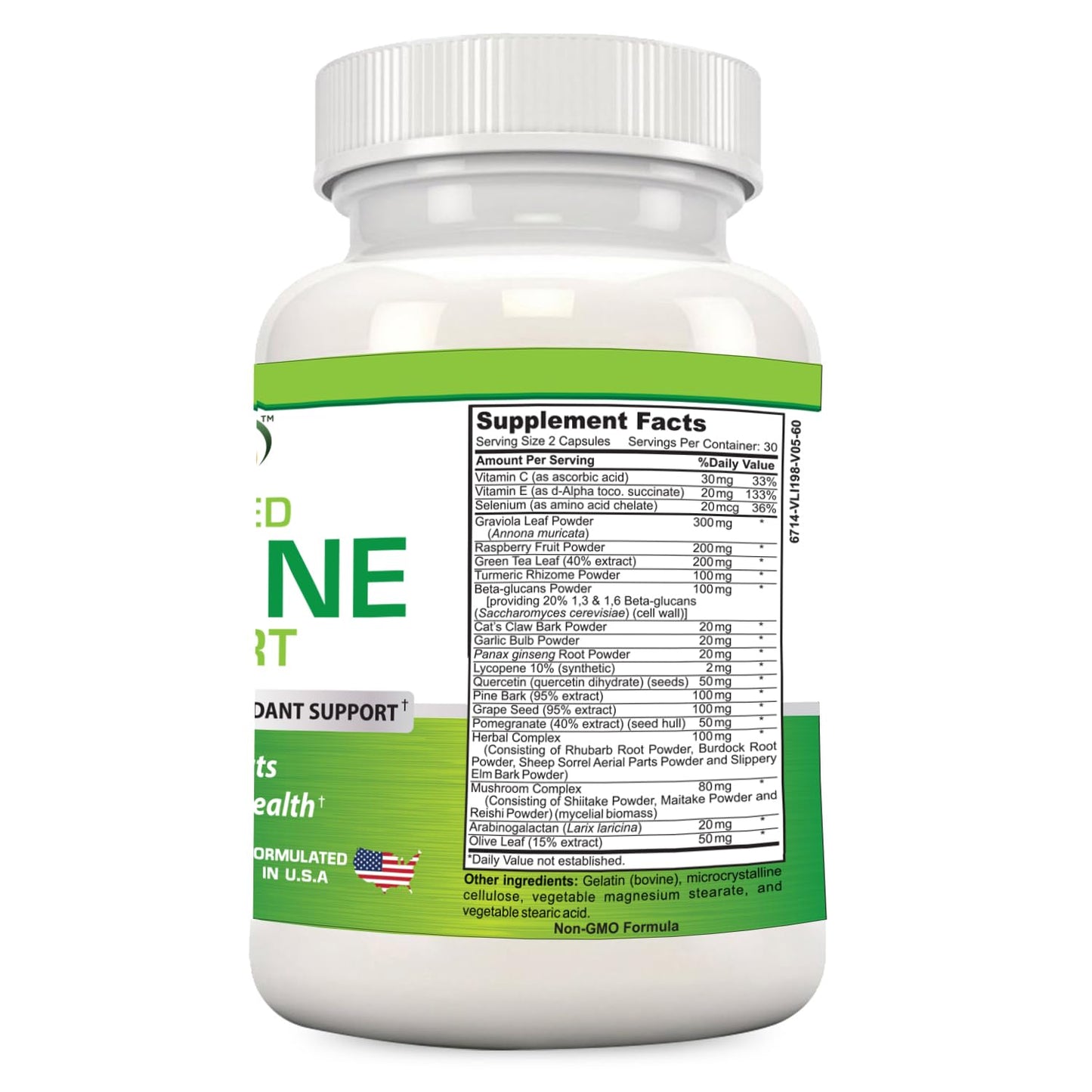 Gold Banner Immune Support Supplement Superior Antioxidant Capsules, 60 Count