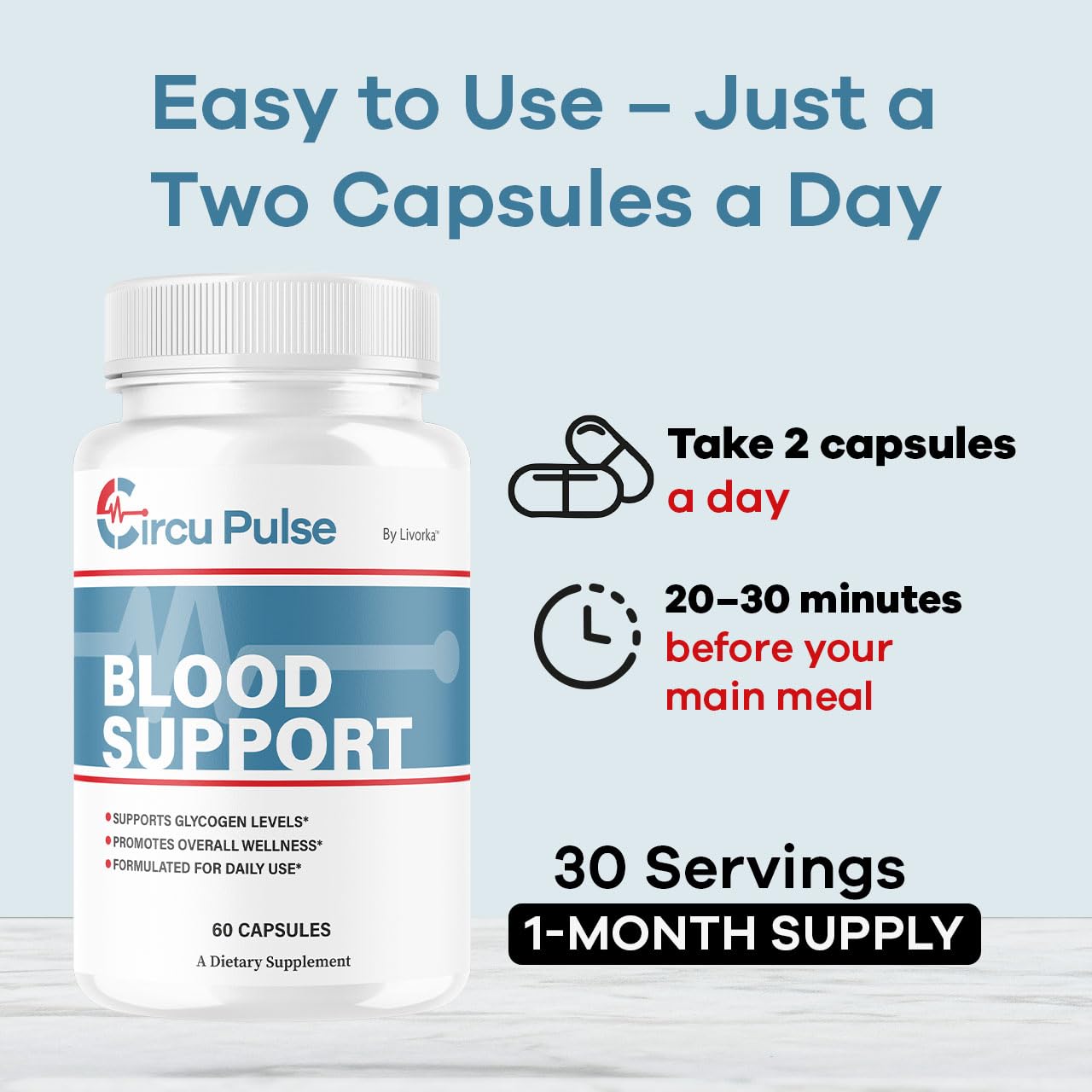 LIVORKA CircuPulse Capsules 300 Capsules