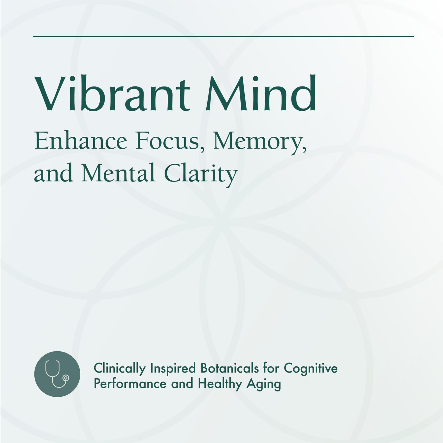 Natura Health Products Vibrant Mind Nootropic Brain Supplement for Memory and Focus Featuring Bacopa, Ginkgo Biloba, Centellin & Phosphatidylserine, Caffeine Free, 90 Capsules