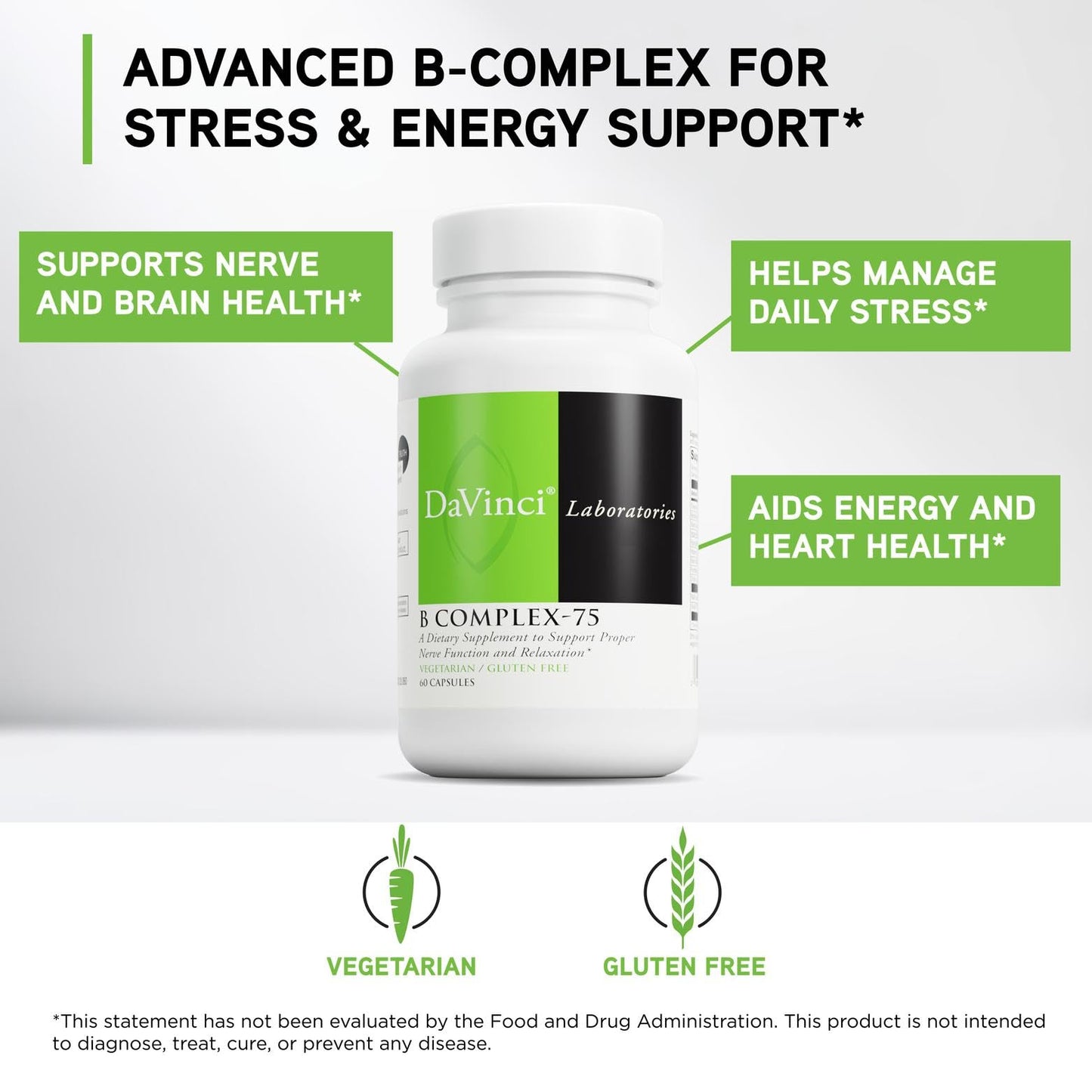 DAVINCI B Complex-75 60 Capsules