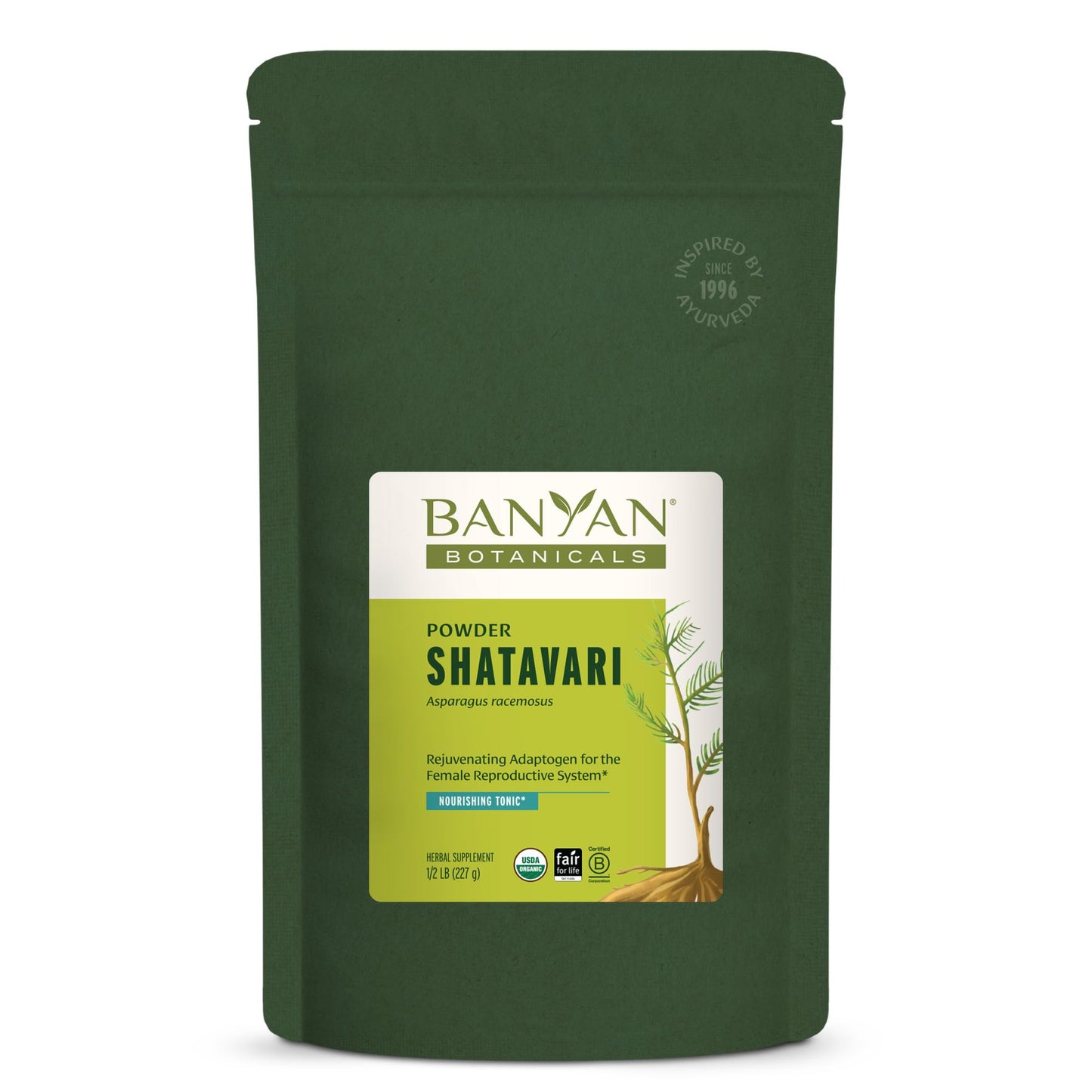 Banyan Botanicals Organic Shatavari Powder 8 oz