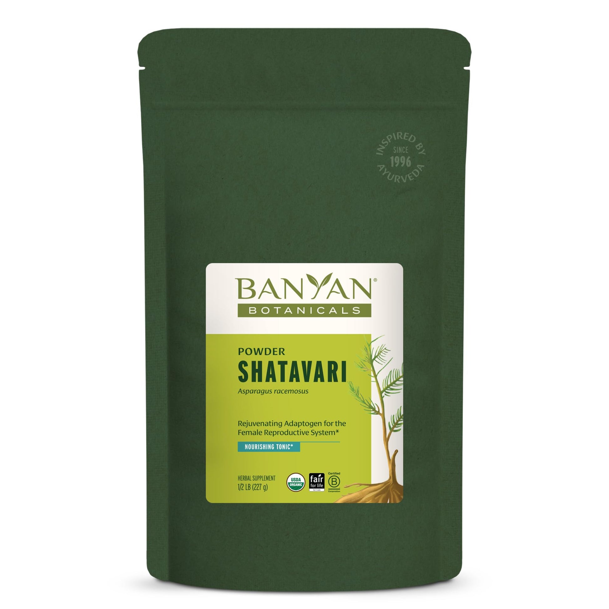 Banyan Botanicals Organic Shatavari Powder 8 oz