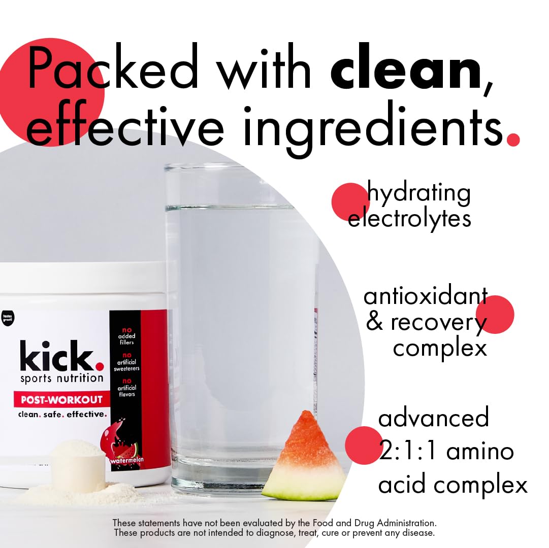 Kick. Sports Nutrition Post Workout Powder 10.4