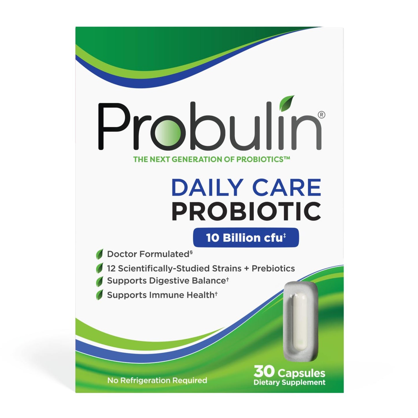 Probulin Daily Care Probiotic for Digestive and Immune Support Capsule 30 Count