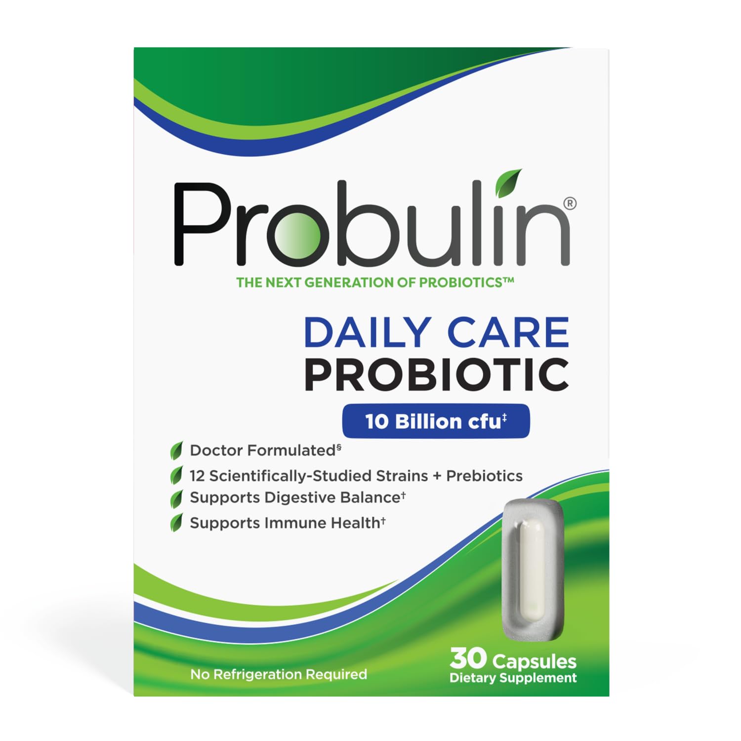 Probulin Daily Care Probiotic for Digestive and Immune Support Capsule 30 Count