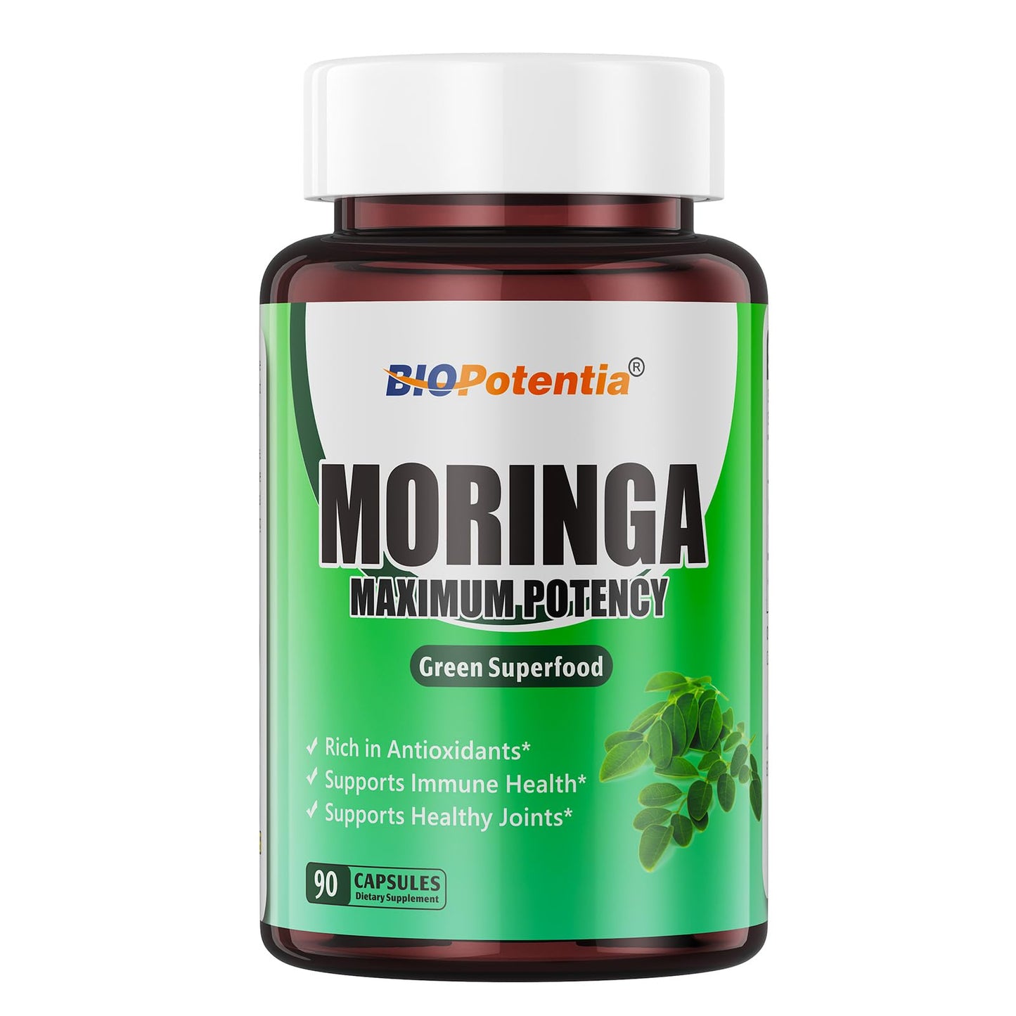 BIO POTENTIA Moringa Capsules 1000 mg, 90 Capsules