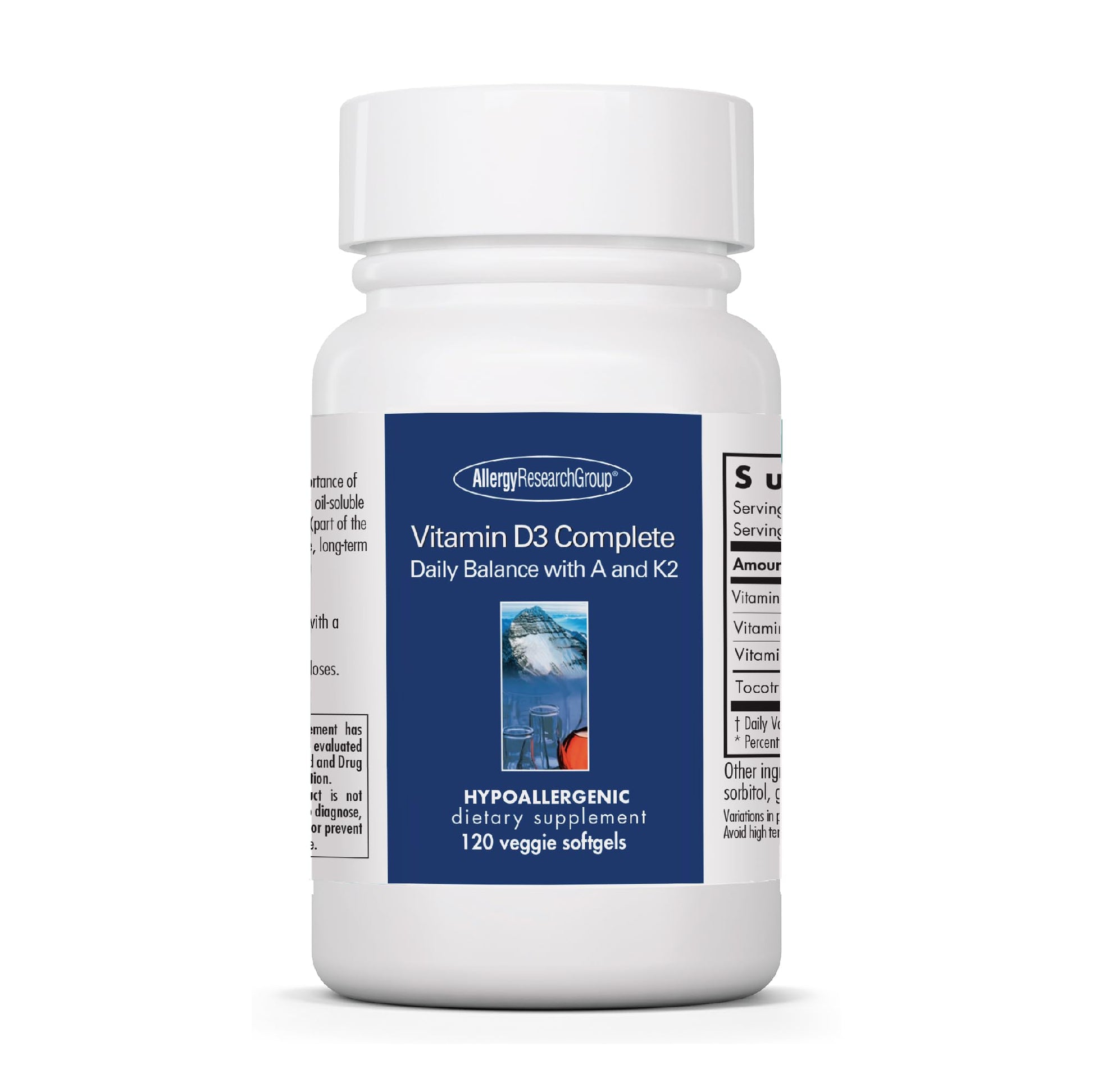 Allergy Research Group Vit D3 Complete Softgels 120