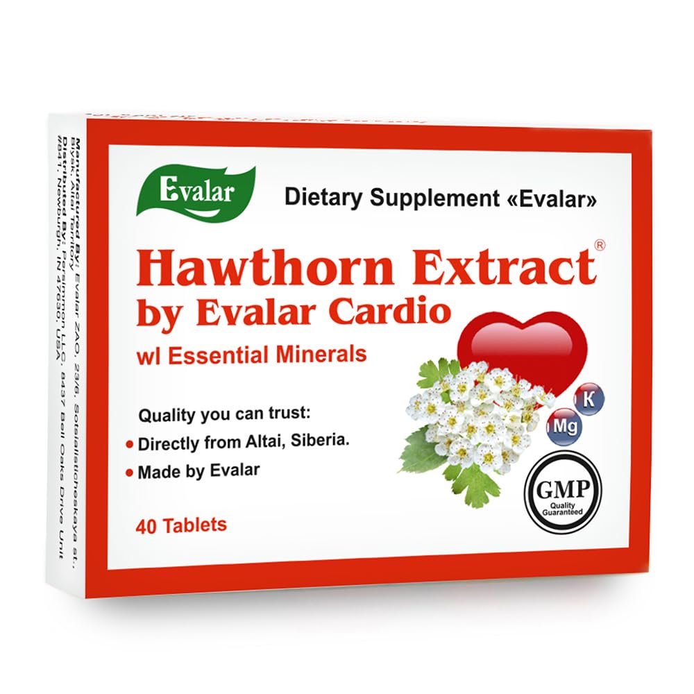 Evalar Hawthorn Cardio Tablets, 40 Count