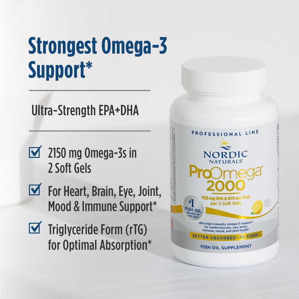 Nordic Naturals ProOmega-3 Softgels 120